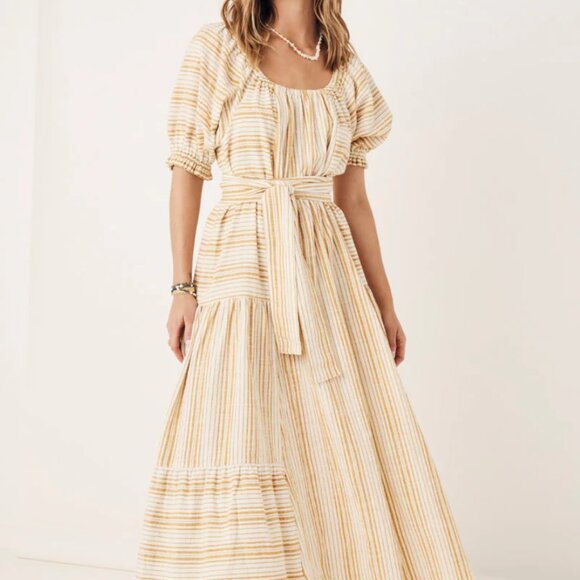 Spell Lady Palm gown Toffee L NWT - Picture 5 of 9